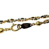 组合色调设计链项链 K18黄金 18K金/Pt850铂金 9.0g 41cm 男女通用
【中古】【真子质店】【BL】




【IISx】
【ex】