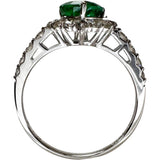 Size 12 Heart-shaped Emerald 0.776ct Diamond 0.62ct Ring Pt950 Platinum 3.2g Ladies
【Used】【Makoto Shichiten】【NN】




【ISMix】
