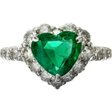 Size 12 Heart-shaped Emerald 0.776ct Diamond 0.62ct Ring Pt950 Platinum 3.2g Ladies
【Used】【Makoto Shichiten】【NN】




【ISMix】