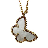 【梵克雅宝/Van Cleef & Arpels】 Sweet Alhambra Papillon 蝴蝶图案 白贝母项链 K18YG黄金 18K金 3.1g 40.5cm VCARF69300 女士
【中古】【真子质店】【BL】




【IKxx】