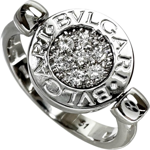 11号【BVLGARI/ブルガリ】 フリップリング オニキス ダイヤモンド