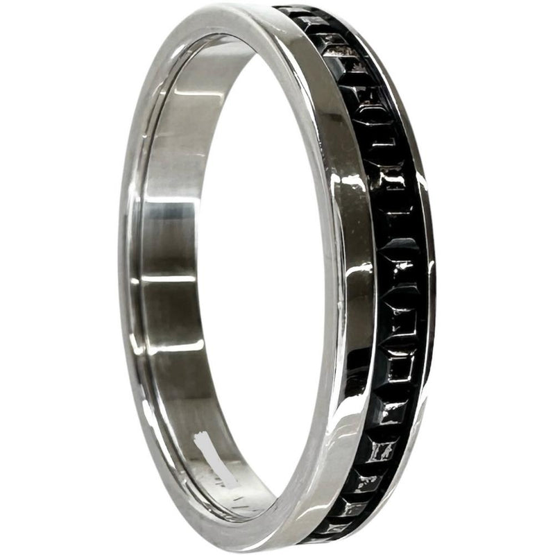 18.5号【Boucheron/ブシュロン】 キャトルブラックリング ハーフ