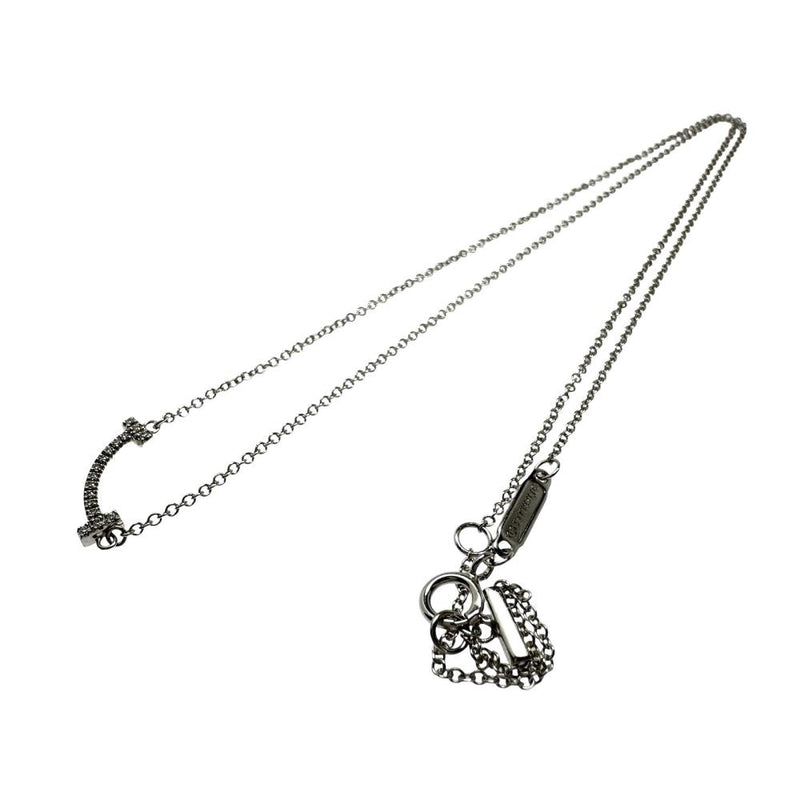 TIFFANY&Co./ティファニー】 Tスマイル ミニ ダイヤモンド ネックレス