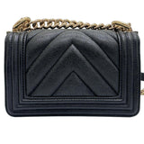 【CHANEL/シャネル】 ボーイシャネル15 ミニ Vステッチ ショルダーバッグ シリアルプレート(2021年以降） キャビアスキン ブラック/ゴールド金具 レディース【中古】【真子質店】【BL】




【DMoYMo】