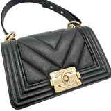 【CHANEL/シャネル】 ボーイシャネル15 ミニ Vステッチ ショルダーバッグ シリアルプレート(2021年以降） キャビアスキン ブラック/ゴールド金具 レディース【中古】【真子質店】【BL】




【DMoYMo】
