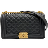 【CHANEL/シャネル】 ボーイシャネル25 A67086 チェーンショルダー ショルダーバッグ 26番（2018年） キャビアスキン ブラックレザー/ゴールド金具 レディース【中古】【真子質店】【BL】




【MoSMiD】