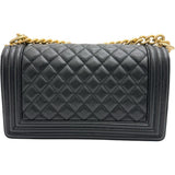 【CHANEL/シャネル】 ボーイシャネル25 A67086 チェーンショルダー ショルダーバッグ 26番（2018年） キャビアスキン ブラックレザー/ゴールド金具 レディース【中古】【真子質店】【BL】




【MoSMiD】