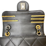 【CHANEL/シャネル】 クリップ ミニマトラッセ18 ショルダーバッグ シリアルプレート(2021年以降） ラムスキン ブラック/シルバー金具/ゴールド金具 レディース【中古】【真子質店】【BL】




【MoMoxx】