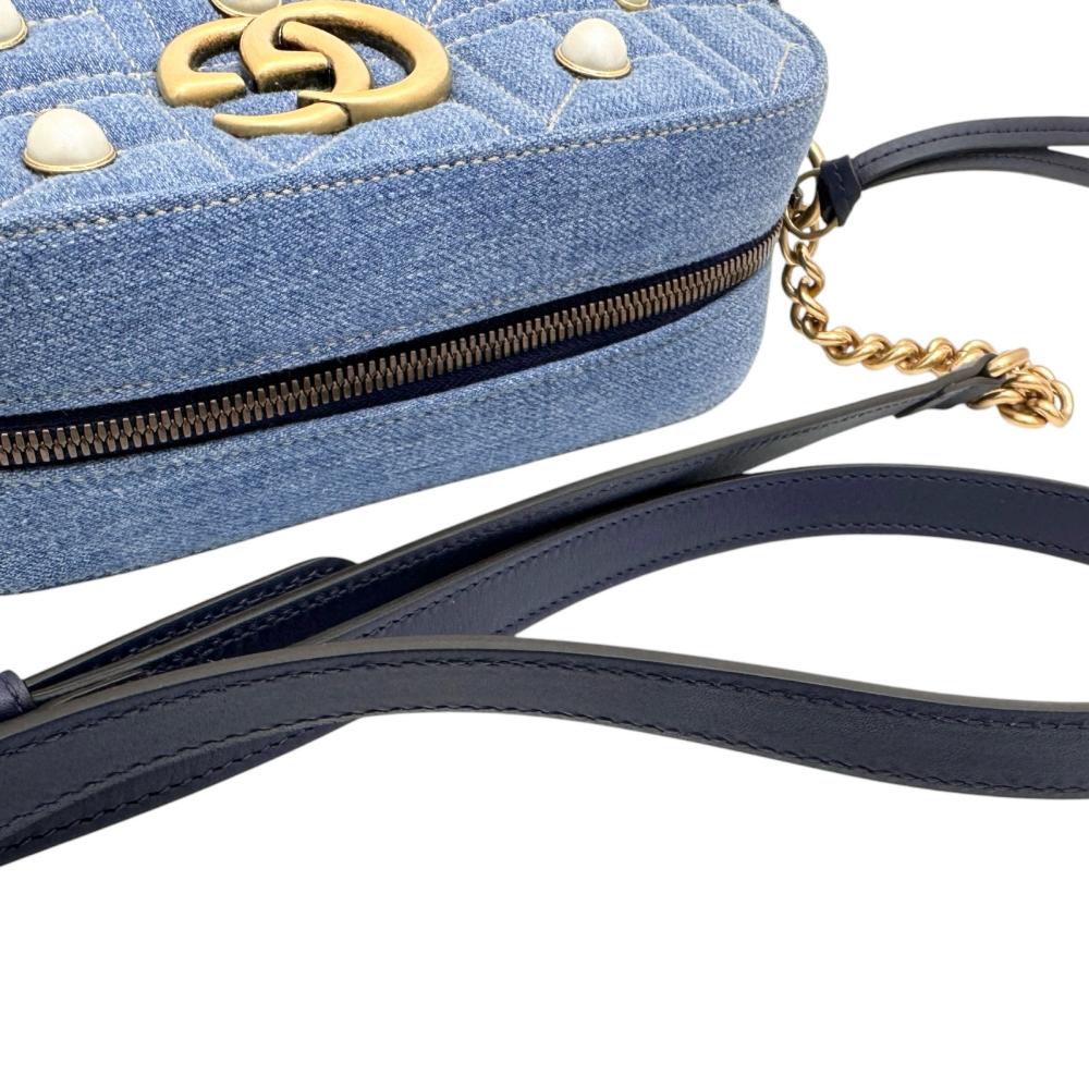 GUCCI/グッチ】 スモールカメラバッグ 447632 GGマーモント ショルダー