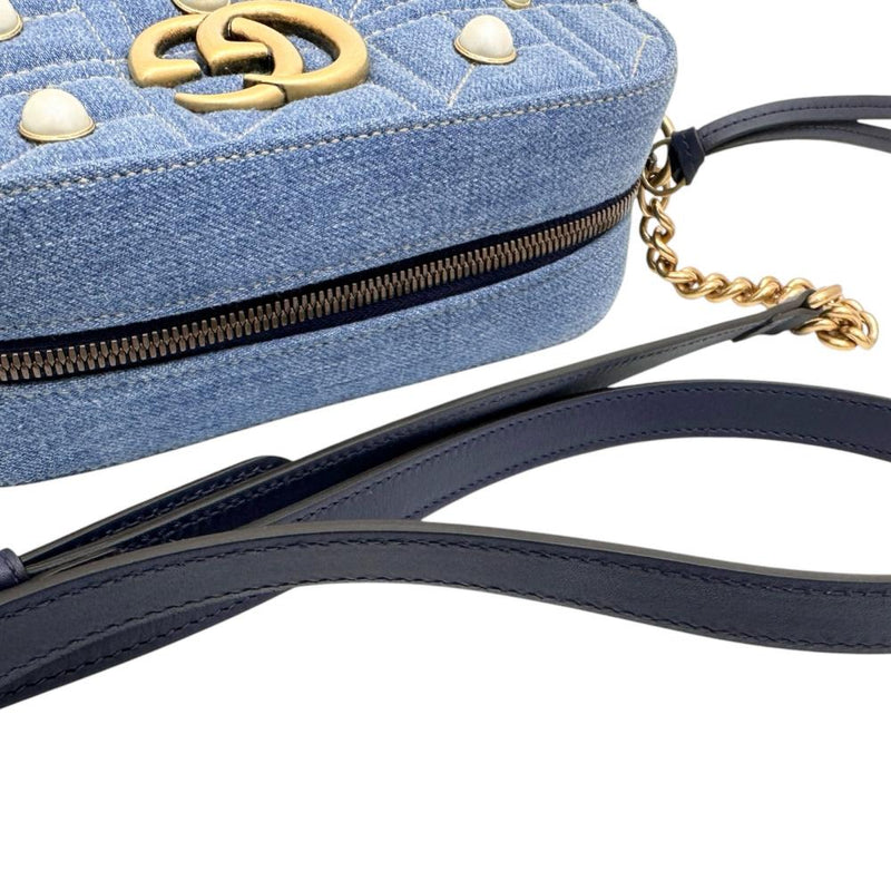 GUCCI/グッチ】 スモールカメラバッグ 447632 GGマーモント ショルダー