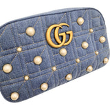 【GUCCI/グッチ】 スモールカメラバッグ 447632 GGマーモント ショルダーバッグ キャンバス ブルー/デニム/フェイクパール レディース【中古】【真子質店】【BL】




【ITTx】