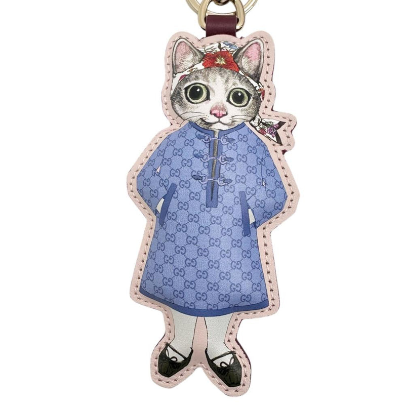GUCCI/グッチ】 ヒグチユウコ 猫 キーチャーム キャット キーホルダー