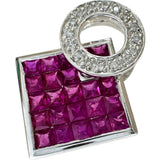 ミステリーセッティングルビー 1.35ct ダイヤモンド 0.08ct ペンダントトップ K18WGホワイトゴールド 18金 4.0g レディース
【中古】【真子質店】【NN】




【KKx】