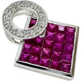 ミステリーセッティングルビー 1.35ct ダイヤモンド 0.08ct ペンダントトップ K18WGホワイトゴールド 18金 4.0g レディース
【中古】【真子質店】【NN】




【KKx】