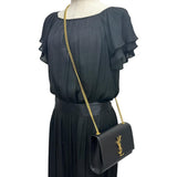 【YVES SAINT LAURENT/イヴ・サンローラン】 ケイト チェーンショルダーバッグ 469390 ショルダーバッグ レザー ブラック/ゴールド金具 レディース【中古】【真子質店】【BL】




【IDxx】