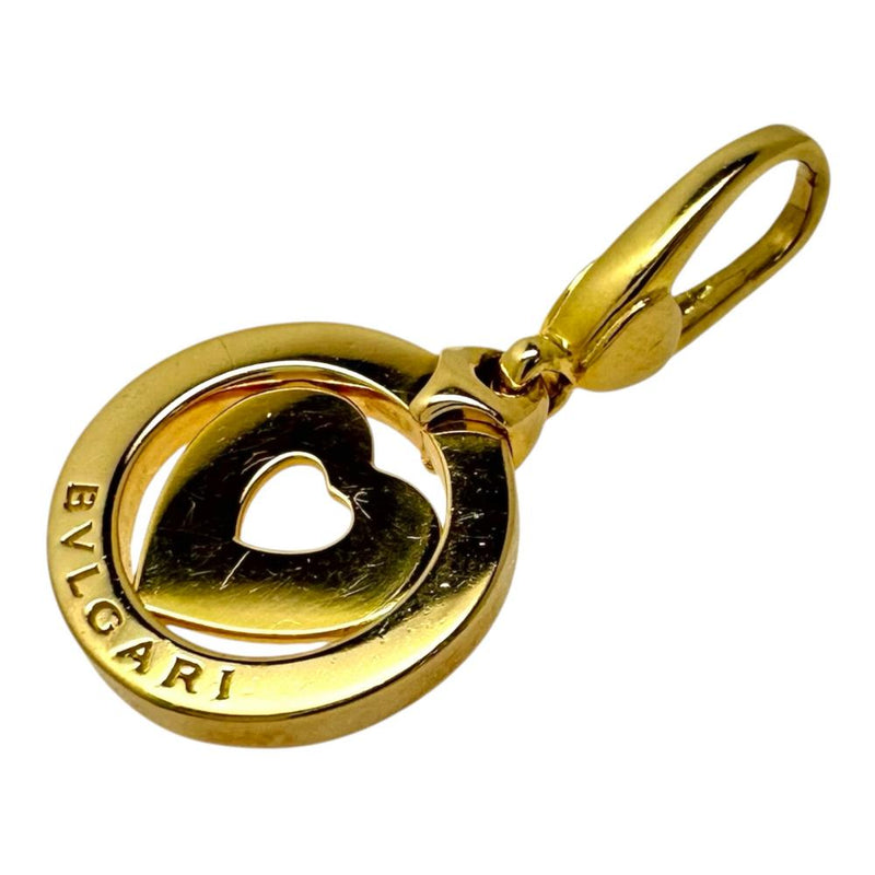 ブルガリ　トンド　ハート BVLGARI/ブルガリ】 トンドハート ペンダントトップ K18ゴールド 18金