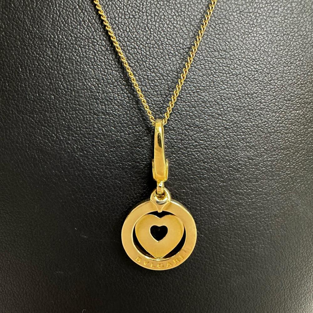 BVLGARI/ブルガリ】 トンドハート ペンダントトップ K18ゴールド 18金