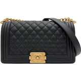 【CHANEL/シャネル】 ボーイシャネル25 チェーンショルダー A67086 ショルダーバッグ シリアルプレート(2021年以降） キャビアスキン ブラックレザー/ゴールド金具 レディース【中古】【真子質店】【BL】




【YMaMix】