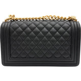 【CHANEL/シャネル】 ボーイシャネル25 チェーンショルダー A67086 ショルダーバッグ シリアルプレート(2021年以降） キャビアスキン ブラックレザー/ゴールド金具 レディース【中古】【真子質店】【BL】




【YMaMix】