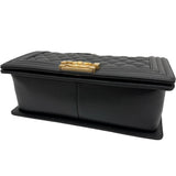 【CHANEL/シャネル】 ボーイシャネル25 チェーンショルダー A67086 ショルダーバッグ シリアルプレート(2021年以降） キャビアスキン ブラックレザー/ゴールド金具 レディース【中古】【真子質店】【BL】




【YMaMix】