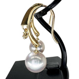 【MIKIMOTO】 Hook Earrings, 2P Dangle Diamonds, Akoya Pearl 7.3mm, Diamond Earrings, K18YG Yellow Gold, 18K, 3.0g, Ladies
【Used】【Makoto Shichiten】【GD】




【KMoS】