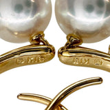 【MIKIMOTO】 Hook Earrings, 2P Dangle Diamonds, Akoya Pearl 7.3mm, Diamond Earrings, K18YG Yellow Gold, 18K, 3.0g, Ladies
【Used】【Makoto Shichiten】【GD】




【KMoS】
