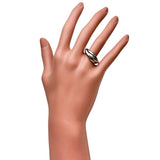 Size 16.5 (US 8.5) [CARTIER] Trinity Ring K18WG (White Gold) 9.7g #57 1999 Women's
[Used] [Makoto Shichiten] [GD]

[TDKMo]