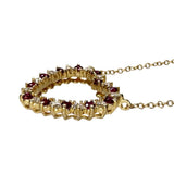 [TIFFANY&Co./Tiffany] Sentimental Heart Ruby Diamond Necklace K18YG Yellow Gold 18k 3.8g 41.5cm Women's
[Used] [Makoto Shichiten] [GD]

[TDMoMa]