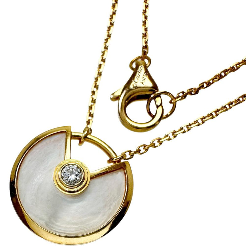 CARTIER/カルティエ】 アミュレット XS ホワイトシェル 1Pダイヤモンド
