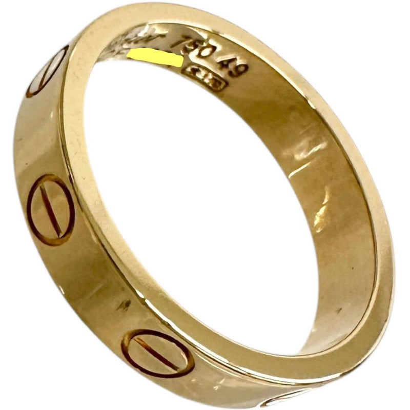 お値下げ✨Cartier ミニラブリングスモールK18イエローゴールド49 9号【CARTIER/カルティエ】 ミニラブ リング・指輪 K18YGイエロー