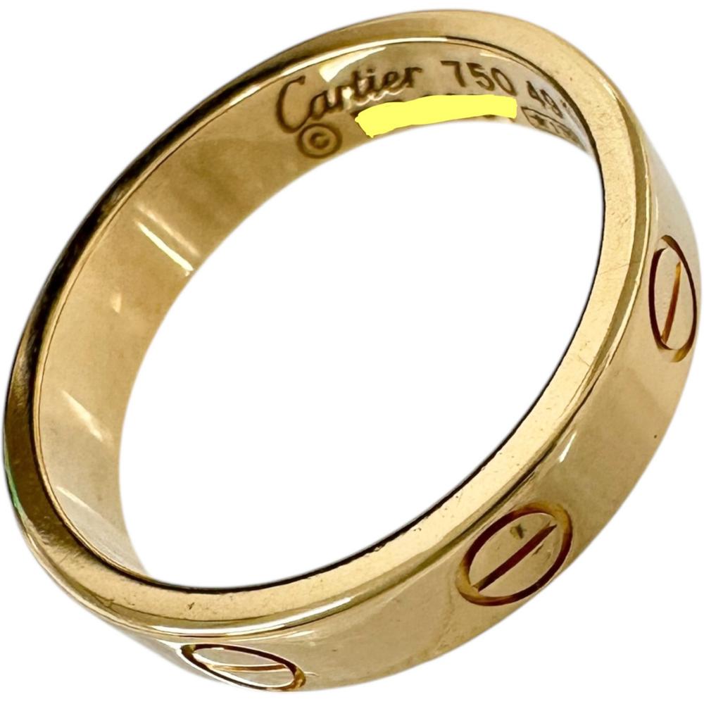 9号【CARTIER/カルティエ】 ミニラブ リング・指輪 K18YGイエロー