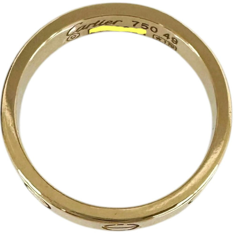 9号【CARTIER/カルティエ】 ミニラブ リング・指輪 K18YGイエロー