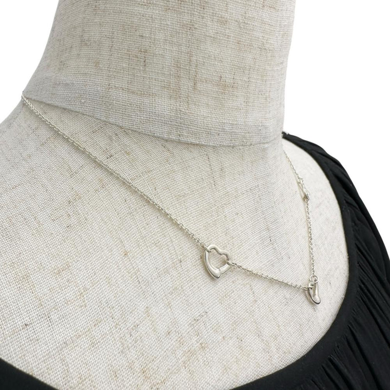 TIFFANY&Co./ティファニー】 オープンハート 3P ネックレス シルバー