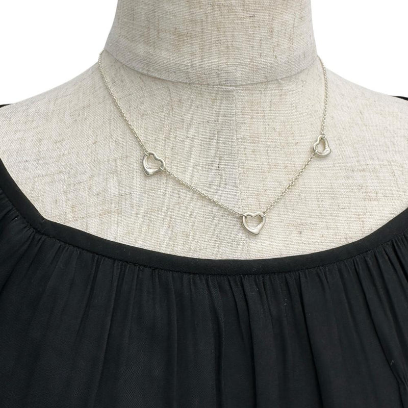 TIFFANY&Co./ティファニー】 オープンハート 3P ネックレス シルバー