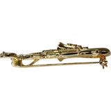Saxophone Motif Pendant Top Diamond 0.22ct Brooch K18 Gold 18K 10.6g Ladies
[Used] [Makoto Shiten] [NN]




[TIDMo]