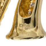 Saxophone Motif Pendant Top Diamond 0.22ct Brooch K18 Gold 18K 10.6g Ladies
[Used] [Makoto Shiten] [NN]




[TIDMo]