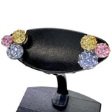 Three-color Multicolor Sapphire 0.32x2ct Earrings K18 Gold 18K/K18WG White Gold 18K 1.6g Ladies