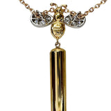【Gimel/ギメル】 蜂モチーフ ダイヤモンド 0.141ct ネックレス K18ゴールド 18金/Pt950プラチナ 5.2g 60cm レディース
【中古】【真子質店】【GD】




【DKMax】