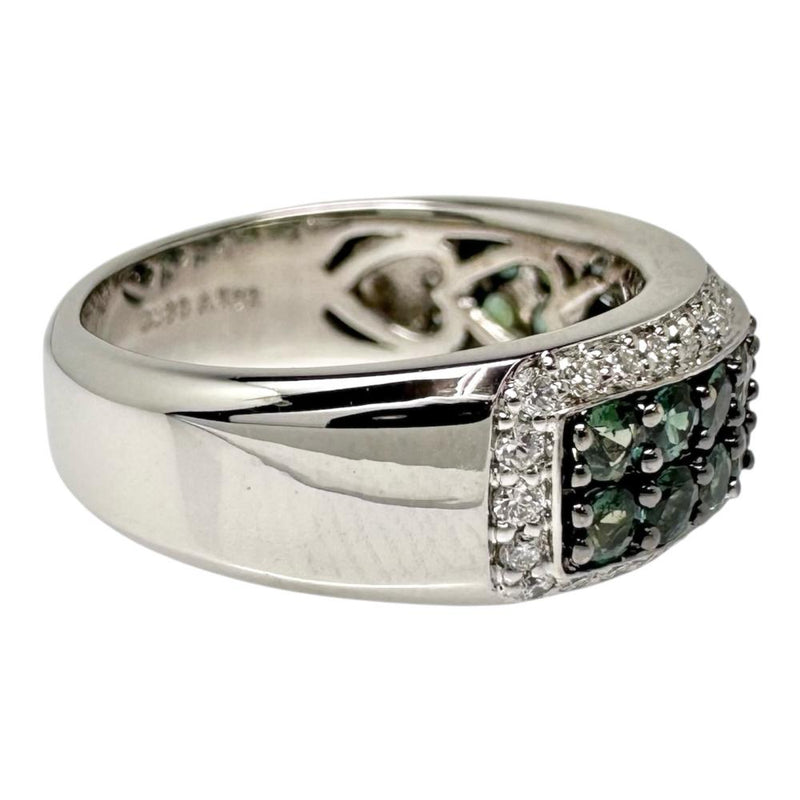 10.5号 アレキサンドライト 計1.02ct ダイヤモンド 計0.30ct リング 