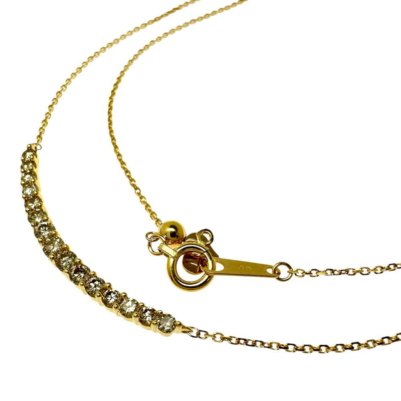 ダイヤモンド 計0.50ct ネックレス K18ゴールド 18金 2.8g 48.5cm ダイヤモンド 計0.50ct ネックレス K18ゴールド 18金 2.8g 48.5cm