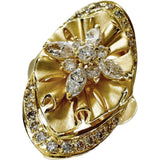 13.5号 フラワーモチーフ ダイヤモンド 1.12ct リング・指輪 K18ゴールド 18金 11.8g レディース
【中古】【真子質店】【NN】




【TDDT】
