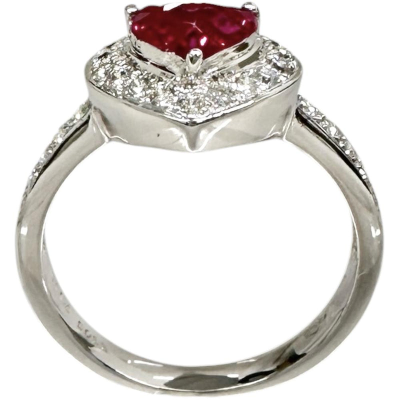 15.5号 ルビー（ミステリーセッティング） 1.12ct ダイヤモンド 0.33ct
