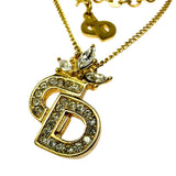 【Christian Dior/クリスチャンディオール】 ロゴ ネックレス GP/ラインストーン 5.6g 44cm レディース
【中古】【真子質店】【GD】




【IDMa】