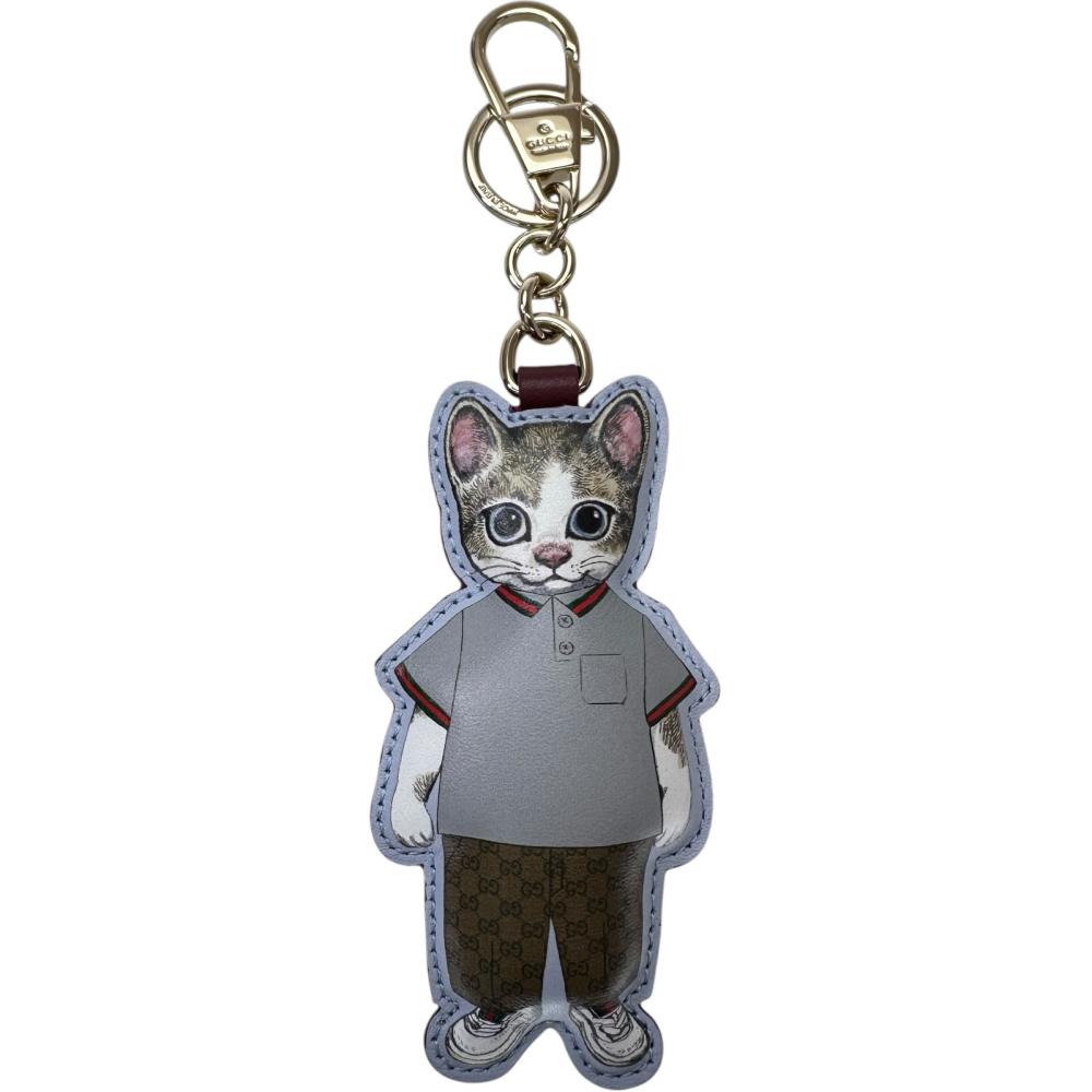 GUCCI/グッチ】 ヒグチユウコ 猫 キーチャーム ボリスキャット 猫
