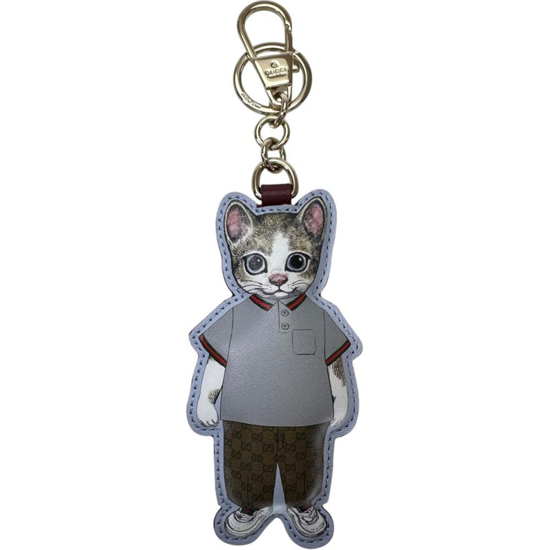 GUCCI/グッチ】 ヒグチユウコ 猫 キーチャーム ボリスキャット 猫