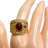 14号 カボションルビー 1.85ct ダイヤモンド 計0.48ct リング・指輪 K18ゴールド 18金 8.8g レディース
【中古】【真子質店】【NN】




【IMiMiI】