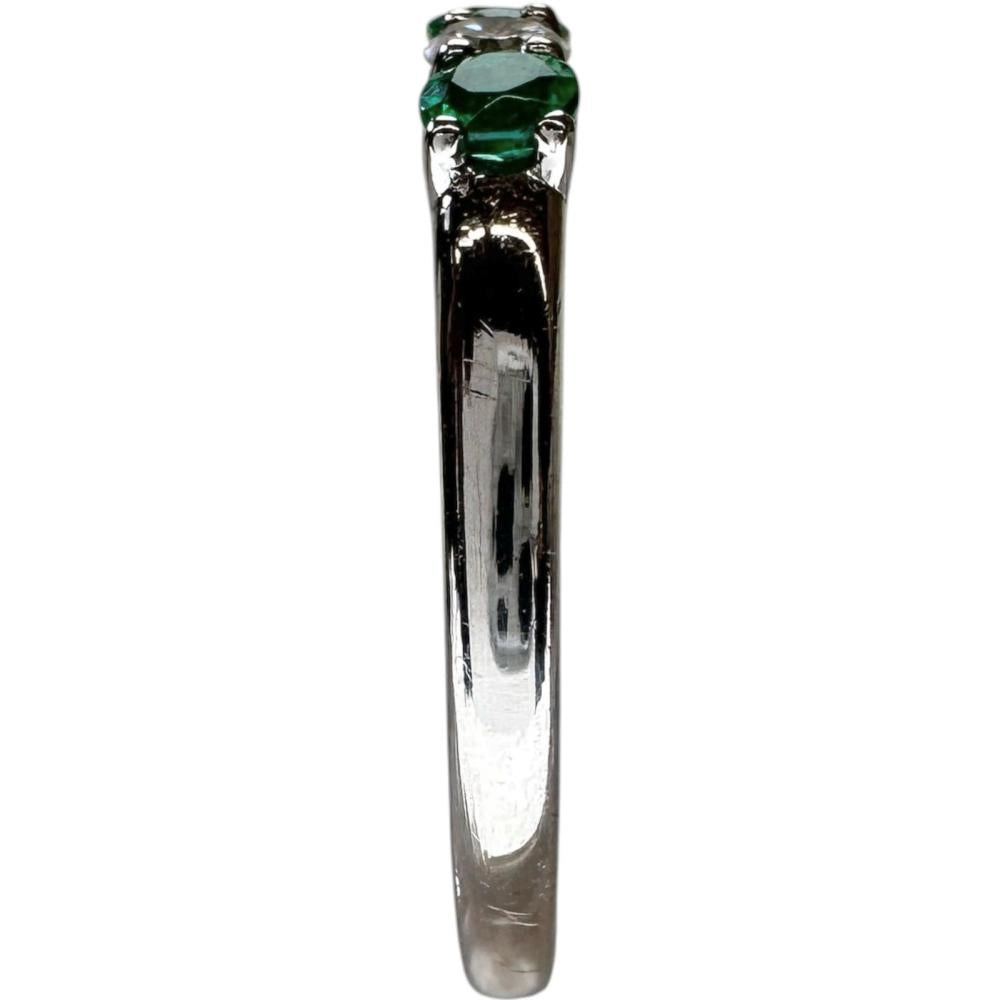 新品未使用　pt900 ダイヤモンド1.10ct エメラルド0.35ctリング 12.5号 エメラルド 0.35ct ダイヤモンド 0.20ct リング・指輪 Pt900