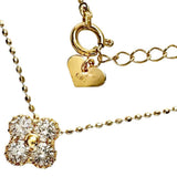 四つ葉フラワーモチーフ アジャスター付き ダイヤモンド 0.34ct ネックレス K18ゴールド 18金 2.0g 45cm レディース
【中古】【真子質店】【NN】




【DKMa】