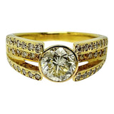 14号 中央ダイヤモンド(推定I-VS2程度) 1.00ct その他ダイヤモンド 計0.38ct リング・指輪 K18ゴールド 18金 6.5g レディース
【中古】【真子質店】【NN】




【TMaIx】
