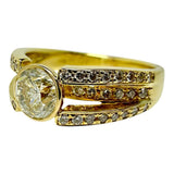 14号 中央ダイヤモンド(推定I-VS2程度) 1.00ct その他ダイヤモンド 計0.38ct リング・指輪 K18ゴールド 18金 6.5g レディース
【中古】【真子質店】【NN】




【TMaIx】